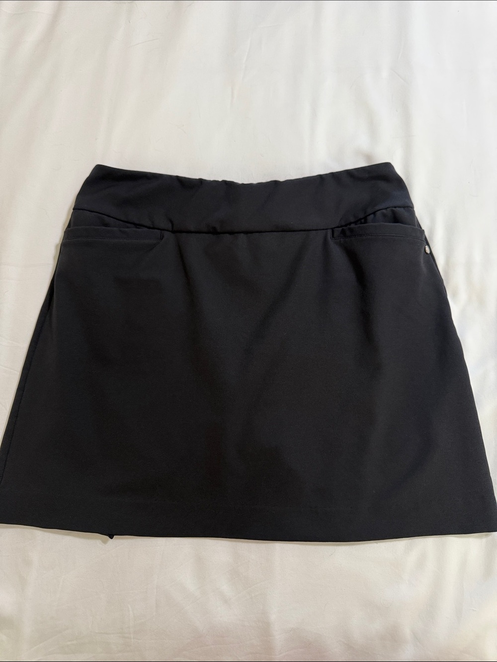 Fairway & Greene Black A-Line Golf Skirt